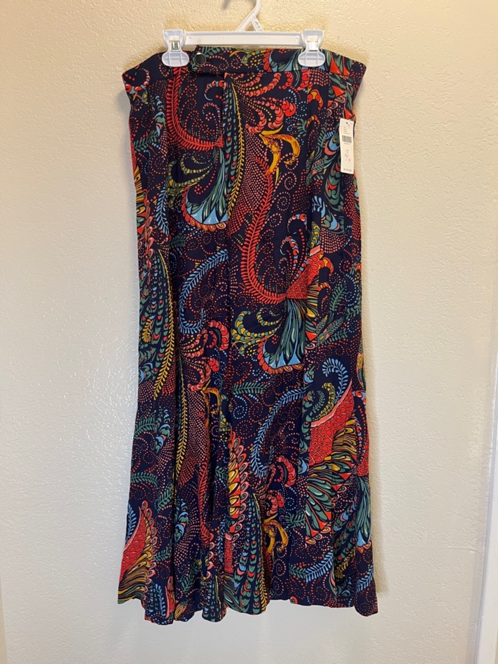 NWT Anthropologie Ett twa colorful wide leg  crop pants size 8
